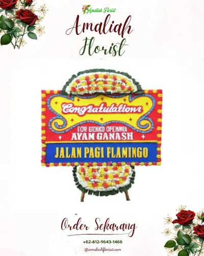 Bunga Papan Congratulation di Teluk Lerong Ilir